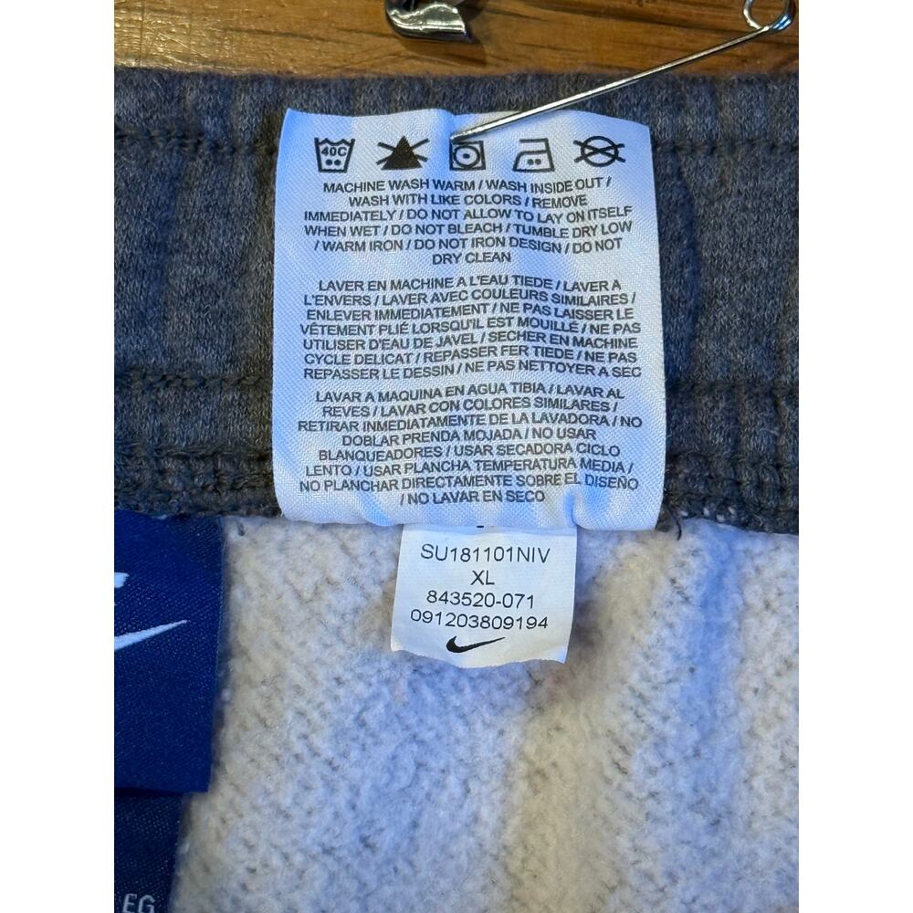 Nike Men's Club Fleece Explosive Shorts Grey Black Large Swoosh 843520-071 XL - Picture 5 of 6